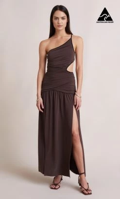 Bec&Bridge LENA MAXI DRESS - COGNAC NEW