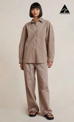 Bec&Bridge LEROY SHIRT - STRIPE NEW