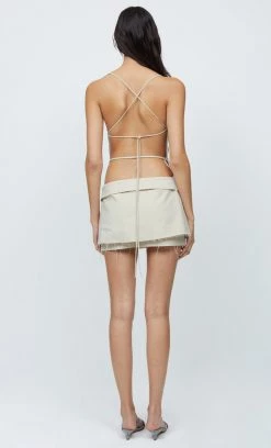 Bec&Bridge AAFW RUNWAY EDIT JANICE MINI DRESS - BONE 10 Bec&Bridge AAFW RUNWAY EDIT JANICE MINI DRESS - BONE