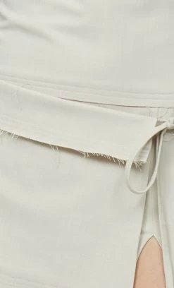 Bec&Bridge JANICE OBI BELT - BONE AAFW RUNWAY EDIT