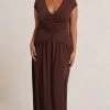 Bec&Bridge GIANNA MAXI DRESS - CHOCOLATE NEW