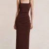 Bec&Bridge YASMIN MIDI DRESS - COGNAC