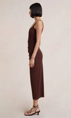 Bec&Bridge YASMIN MIDI DRESS - COGNAC 7 Bec&Bridge YASMIN MIDI DRESS - COGNAC