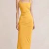 Bec&Bridge YASMIN MIDI DRESS - PAPAYA