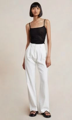 Bec&Bridge KNIT SINGLET - BLACK