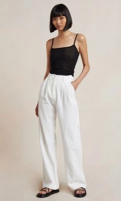 Bec&Bridge KNIT SINGLET - BLACK