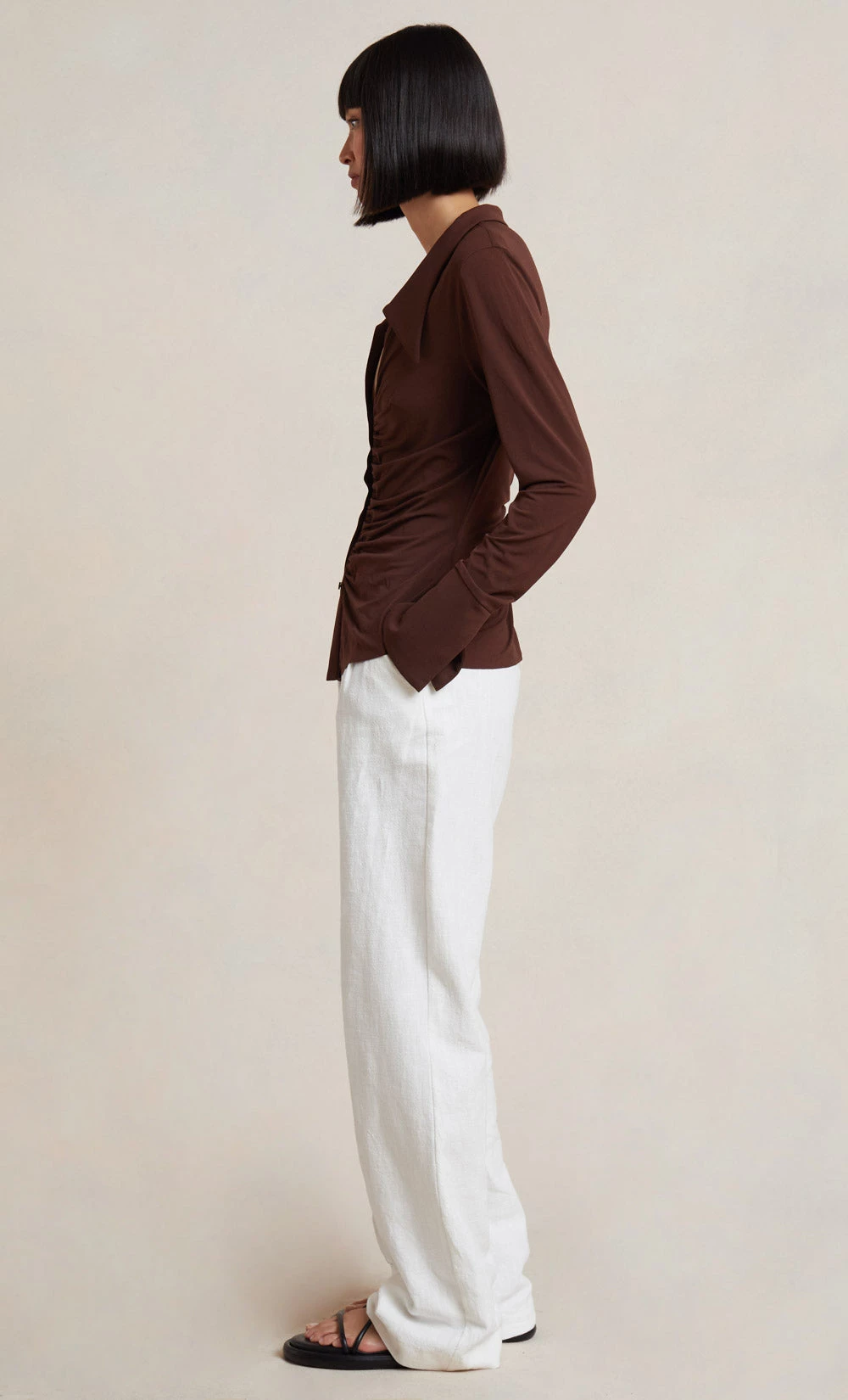 Bec&Bridge Tops SYLVIA LONG SLEEVE TOP - CHOCOLATE 3 Bec&Bridge Tops SYLVIA LONG SLEEVE TOP - CHOCOLATE