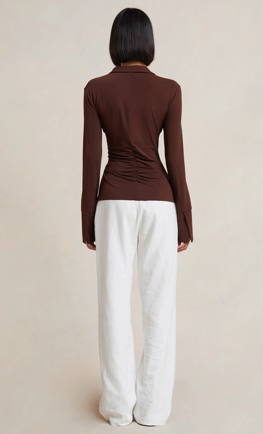 Bec&Bridge Tops SYLVIA LONG SLEEVE TOP - CHOCOLATE 4 Bec&Bridge Tops SYLVIA LONG SLEEVE TOP - CHOCOLATE