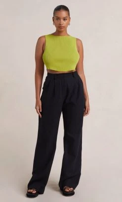 Bec&Bridge MASON KNIT TOP - LIME GREEN