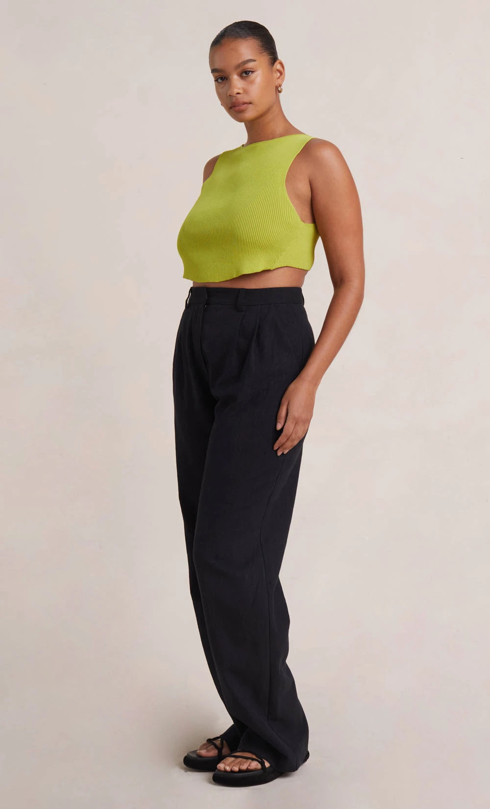 Bec&Bridge MASON KNIT TOP - LIME GREEN 3 Bec&Bridge MASON KNIT TOP - LIME GREEN