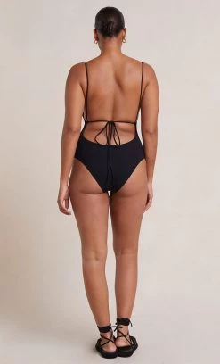Bec&Bridge ALUNA ONE PIECE - BLACK Australian Made