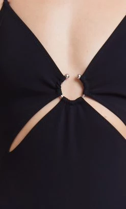 Bec&Bridge Australian Made ALUNA RING ONE PIECE - BLACK