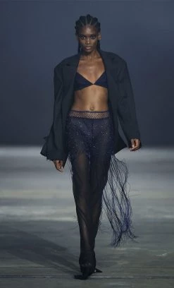 Bec&Bridge CARTIA BEADED MAXI SKIRT - INK