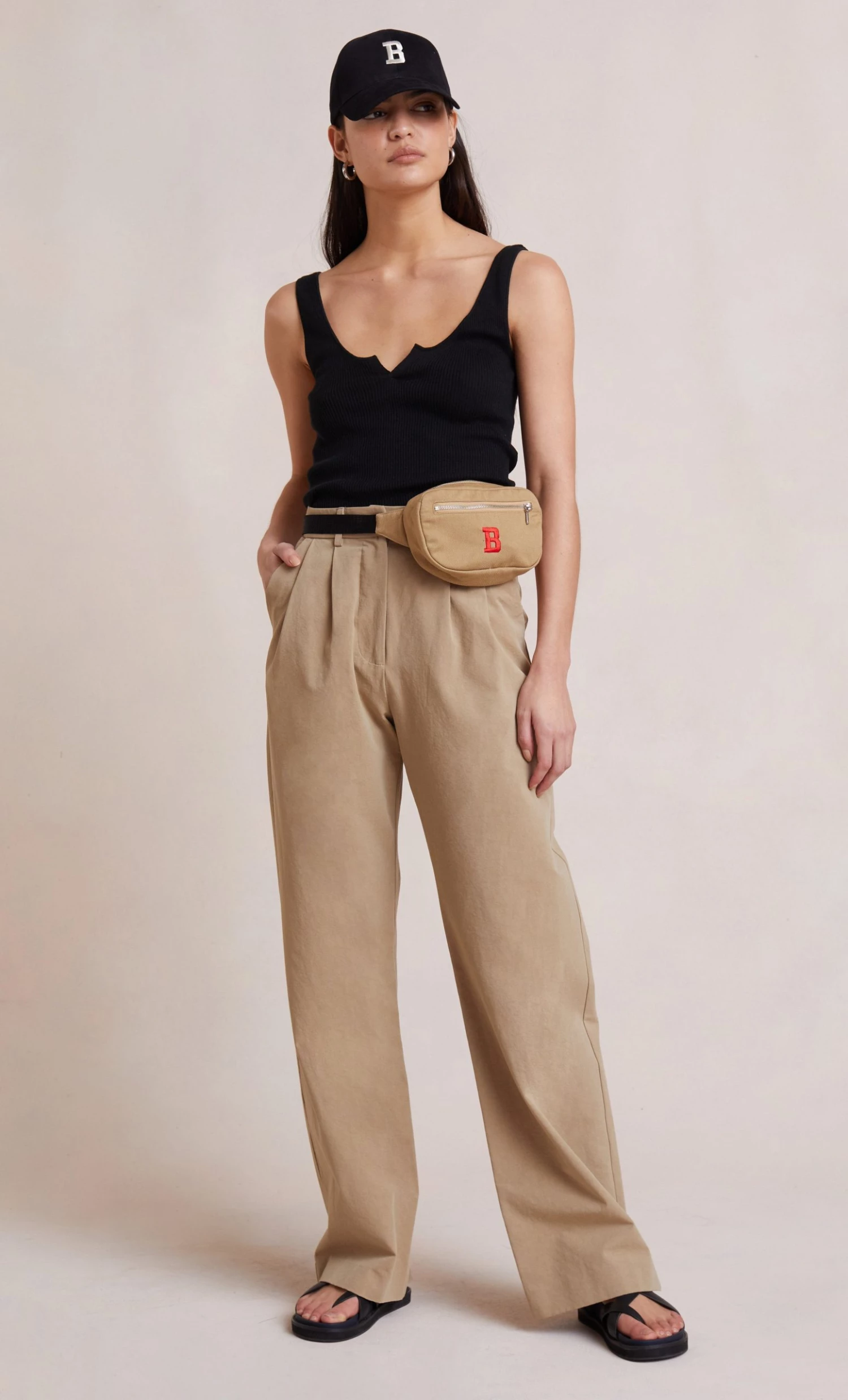 Bec&Bridge TOHONO PANT - DARK BEIGE Bottoms 1 Bec&Bridge TOHONO PANT - DARK BEIGE Bottoms