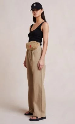 Bec&Bridge TOHONO PANT - DARK BEIGE Bottoms