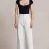 Bec&Bridge SEDONA WIDE LEG PANT - WHITE Bottoms