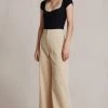 Bec&Bridge Bottoms SEDONA WIDE LEG PANT - BEIGE