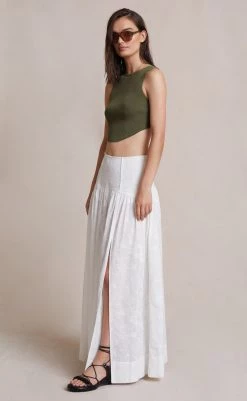 Bec&Bridge Tops MASON KNIT TOP - OLIVE