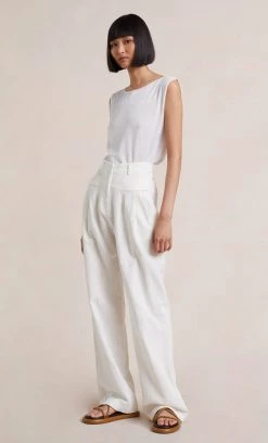 Bec&Bridge NEW HARLOW PANT - IVORY
