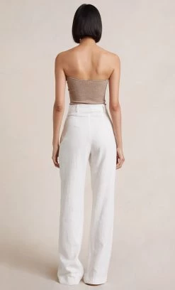 Bec&Bridge MARLEY KNIT TOP - CHAMPAGNE