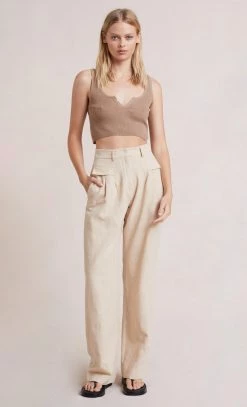 Bec&Bridge Bottoms HARLOW PANT - NATURAL
