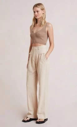 Bec&Bridge Bottoms HARLOW PANT - NATURAL