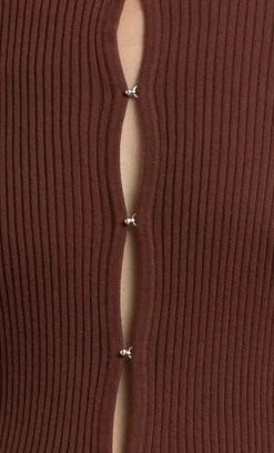 Bec&Bridge SAPPHIRA KNIT CARDIGAN - CHOC