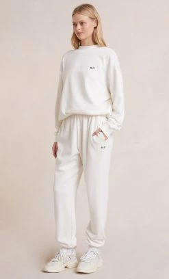 Bec&Bridge Bottoms SERENA ORGANIC TRACK PANT - IVORY