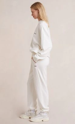 Bec&Bridge Bottoms SERENA ORGANIC TRACK PANT - IVORY