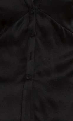 Bec&Bridge Tops SILK BLOUSE - BLACK