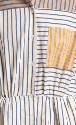 Bec&Bridge Dresses TORI SHIRT DRESS - MULTI STRIPE