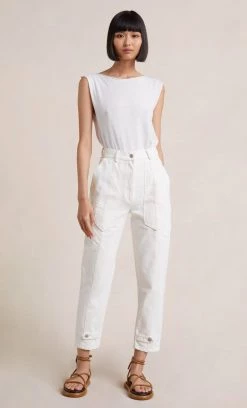 Bec + Bridge SABINE PANT - IVORY Bottoms