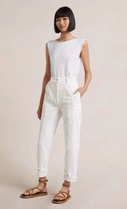 Bec + Bridge SABINE PANT - IVORY Bottoms