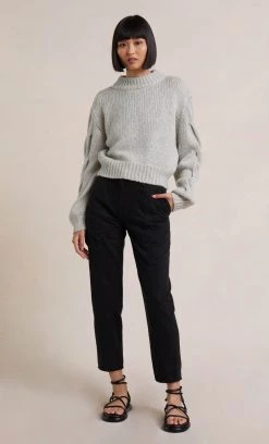 Bec&Bridge CELESTE KNIT JUMPER - GREY MARLE