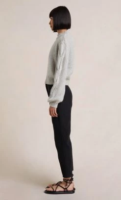 Bec&Bridge CELESTE KNIT JUMPER - GREY MARLE