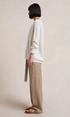 Bec&Bridge ANDIE KNIT CARDIGAN - CREAM