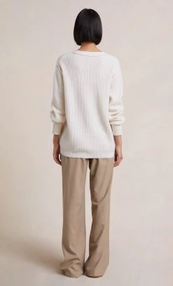 Bec&Bridge ANDIE KNIT CARDIGAN - CREAM