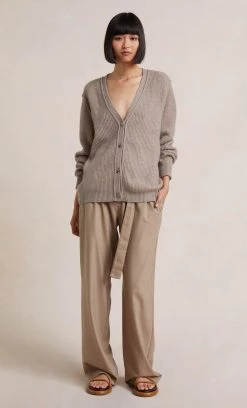 Bec&Bridge ANDIE KNIT CARDIGAN - OAK Tops