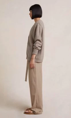 Bec&Bridge ANDIE KNIT CARDIGAN - OAK Tops