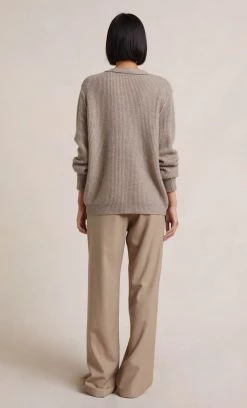 Bec&Bridge ANDIE KNIT CARDIGAN - OAK Tops