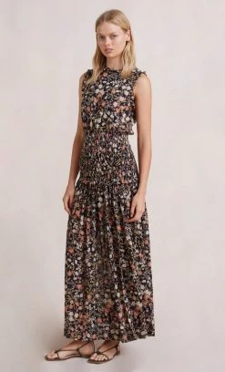 Bec&Bridge Dresses NIGHTSHADE MIDI DRESS - PRINT