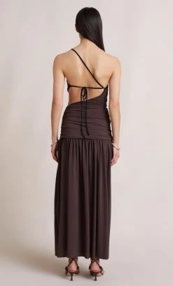 Bec&Bridge LENA MAXI DRESS - COGNAC NEW