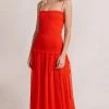 Bec&Bridge CHARLOTTE CUT OUT MAXI DRESS - FLAME NEW
