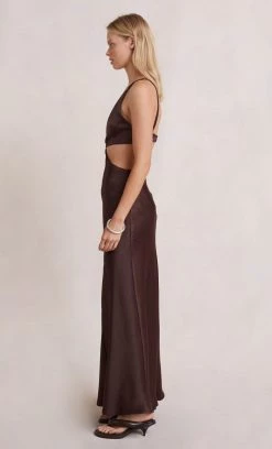 Bec&Bridge NEW FELIX V MAXI DRESS - CHOCOLATE 7 Bec&Bridge NEW FELIX V MAXI DRESS - CHOCOLATE