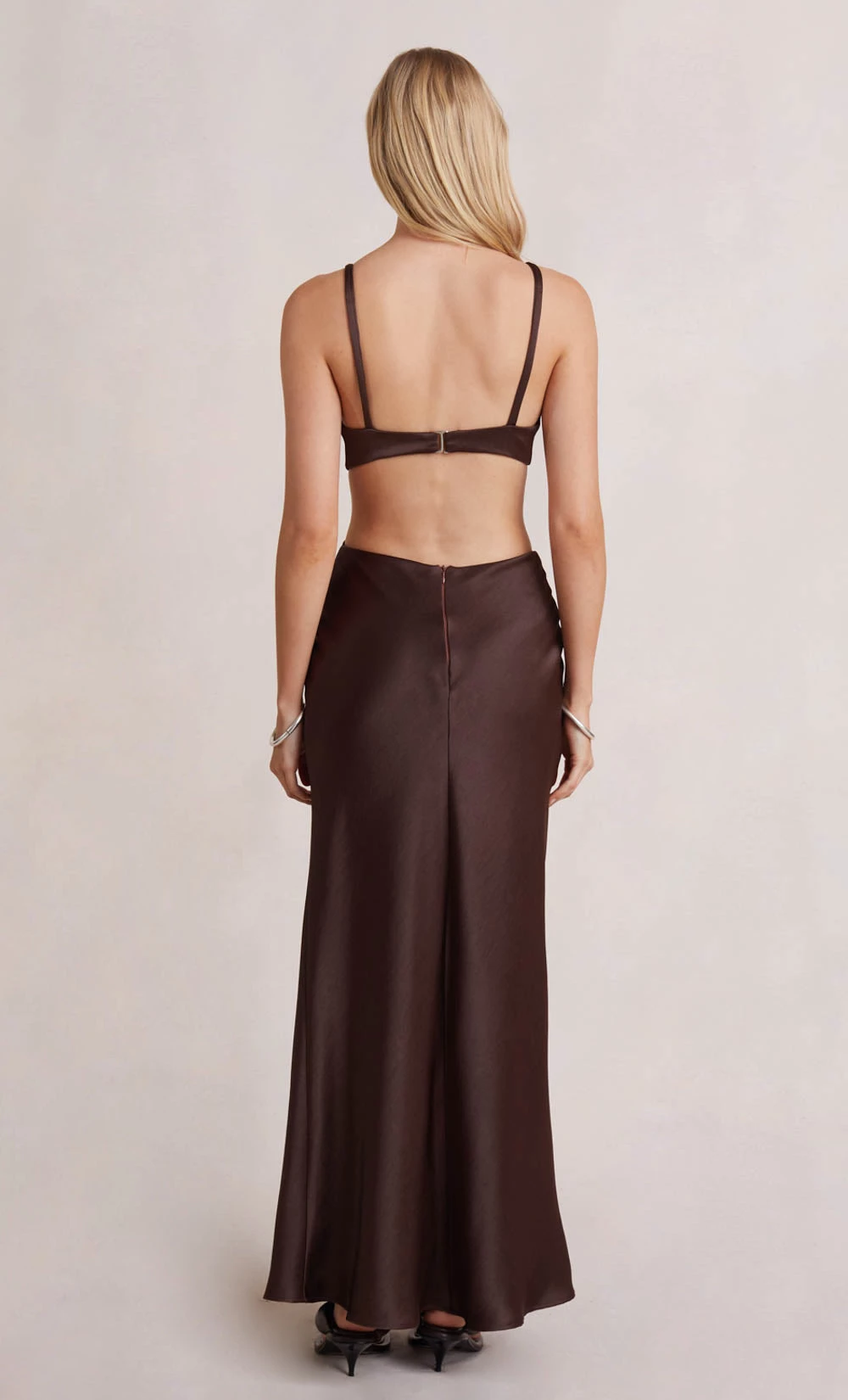 Bec&Bridge NEW FELIX V MAXI DRESS - CHOCOLATE 2 Bec&Bridge NEW FELIX V MAXI DRESS - CHOCOLATE