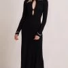 Bec&Bridge MICKEY KNIT LONG SLEEVE MAXI - BLACK NEW