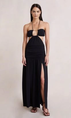 Bec&Bridge ADALINE CUT OUT MAXI DRESS - BLACK