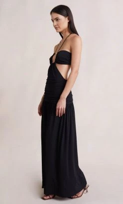 Bec&Bridge ADALINE CUT OUT MAXI DRESS - BLACK
