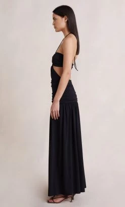 Bec&Bridge ADALINE CUT OUT MAXI DRESS - BLACK