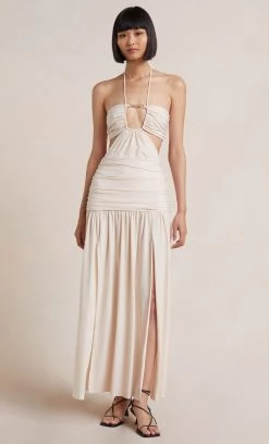 Bec&Bridge ADALINE CUT OUT MAXI DRESS - SHELL NEW